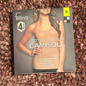 Felina Women's Cotton Stretch Camisole Set